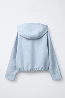 LINEN STUDDED JACKET