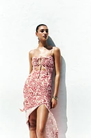 ROBE MIDI RUSTIQUE IMPRIMÉE