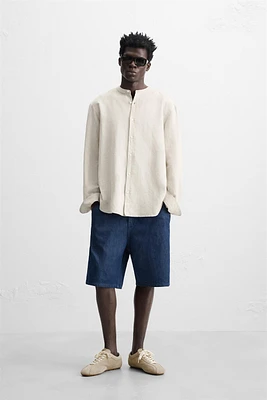 CHEMISE EN LIN ET COTON