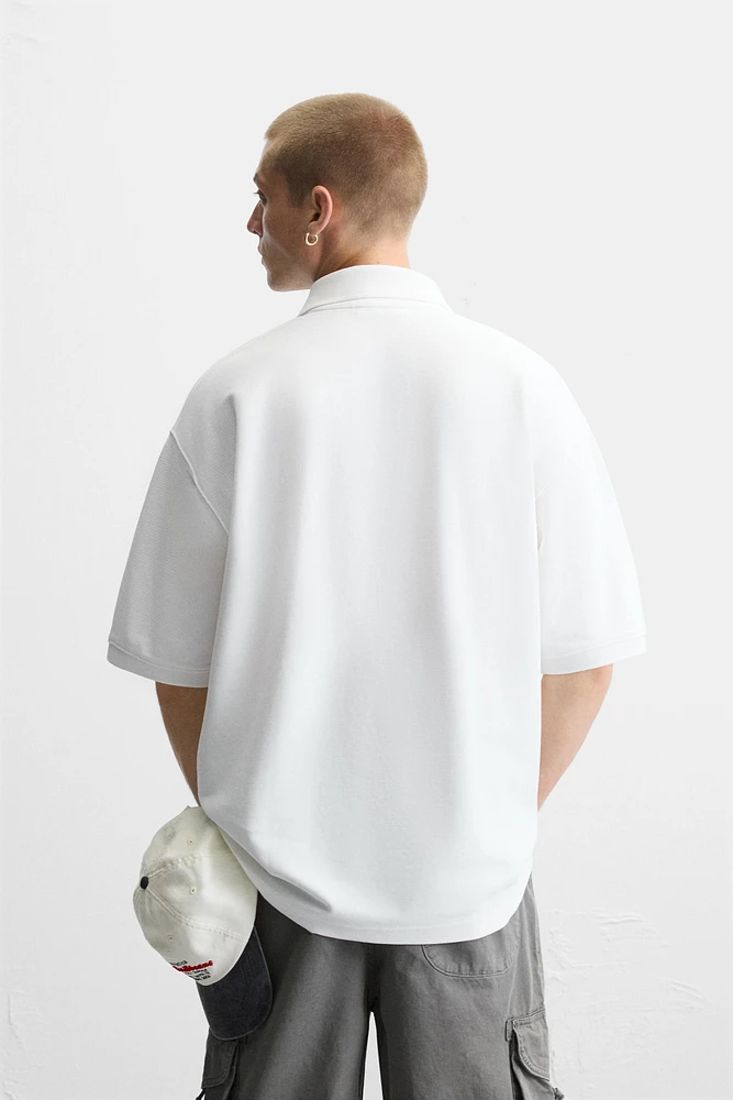 RELAXED FIT PIQUÉ POLO SHIRT