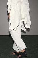 PANTALON LARGE EN MAILLE