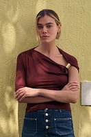 ASYMMETRIC POLYAMIDE TOP
