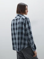 Flowing check shirt