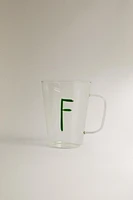 MUG BOROSILICATE INITIALE F