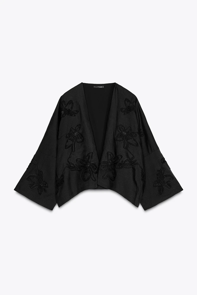 KIMONO FLEURS FANTAISIE