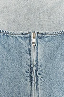 TOP BANDEAU EN JEAN TRF