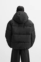 HOODED QUILTED JACKET