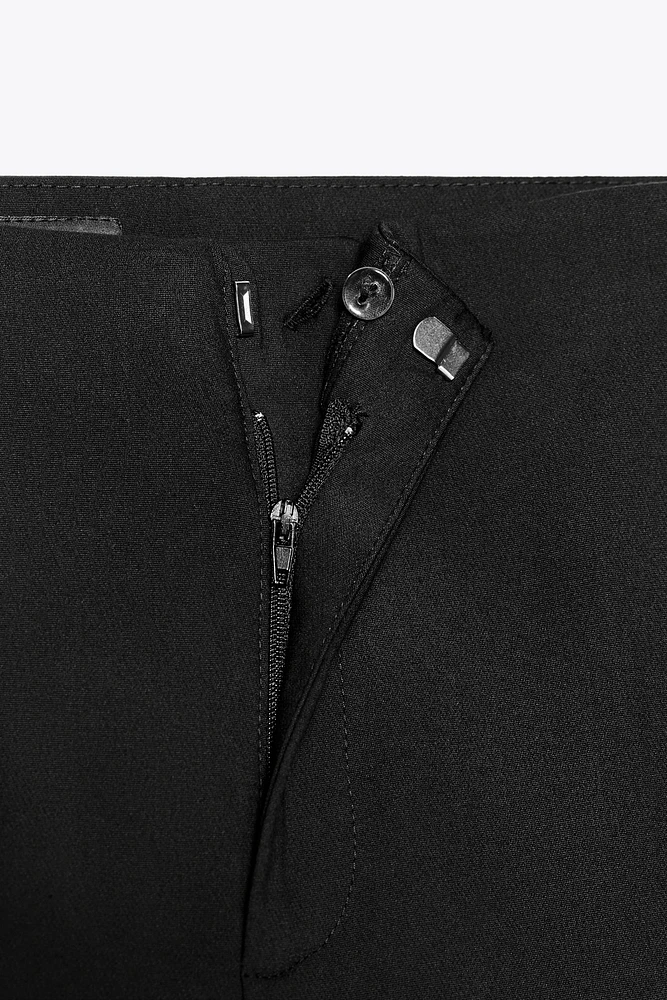HIGH-WAISTED FLARE PANTS
