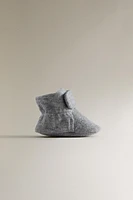 CHAUSSONS BÉBÉ BOTTES LAINE
