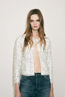 GILET EN MAILLE SEQUINS