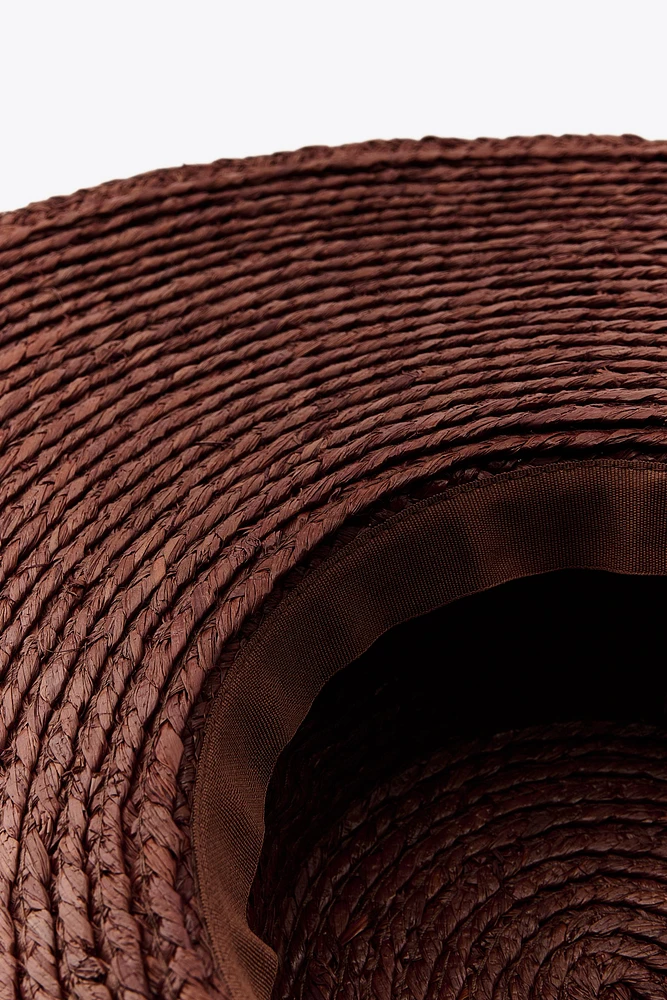 RAFFIA PICTURE HAT