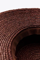 RAFFIA PICTURE HAT