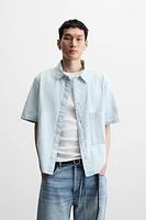 WASHED POCKET SHIRT