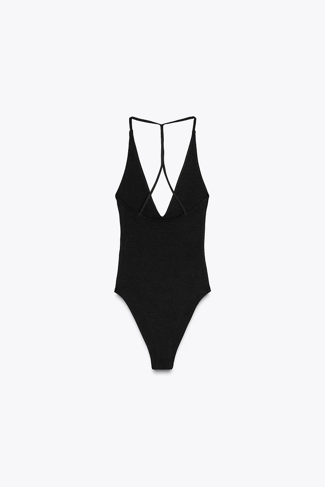 HALTER BODYSUIT