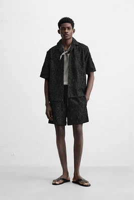 GEOMETRIC JACQUARD SHIRT