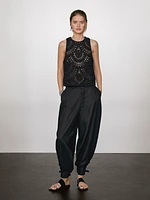 Top en maille crochet