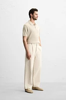 POLO EN MAILLE CÔTELÉE