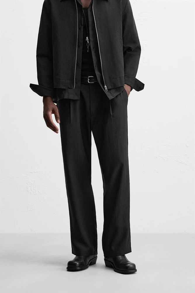 LYOCELL BLEND PANTS