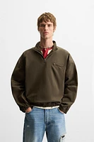 VESTE EN JEAN COL ZIP