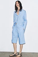 ZW COLLECTION STRIPED OVERSIZED SHIRT