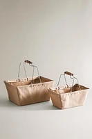 PANIER COTON DÉHOUSSABLE JARDIN