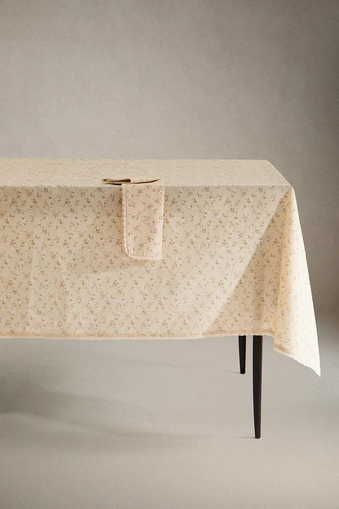 NAPPE COTON FLEURS