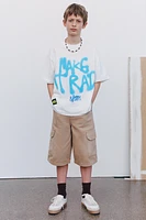 PRINTED LABEL SHIRT
