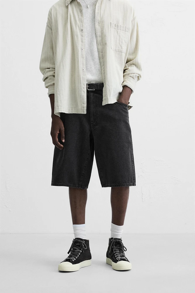 BAGGY FIT DENIM SHORTS