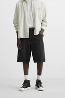 BAGGY FIT DENIM SHORTS