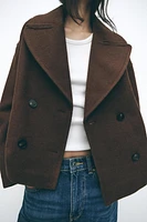 SHORT DOUBLE BREASTED COAT