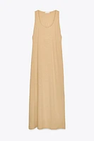 ROBE MIDI AVEC LIN