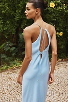ROBE MIDI SATINÉE STYLE LINGERIE