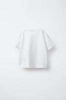 BUTTERFLY APPLIQUÉ T-SHIRT
