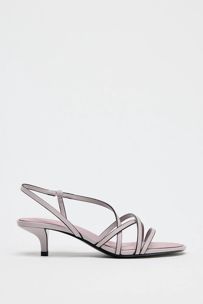 LEATHER STRAP SANDALS