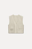 SOFT V-NECK VEST