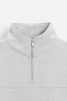 ZIP COLLAR SWEATSHIRT X ALL CAPS STUDIO