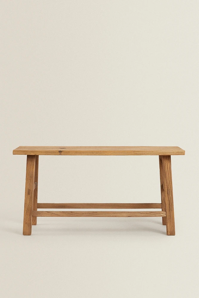 ELM WOOD BENCH