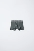 AGES -6/ THREE-PACK OF BOXERS WITH LABEL