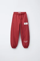 LABEL JOGGER PANTS