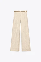PANTALON RUSTIQUE CEINTURE