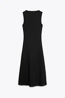 INTERLOCK MIDI DRESS