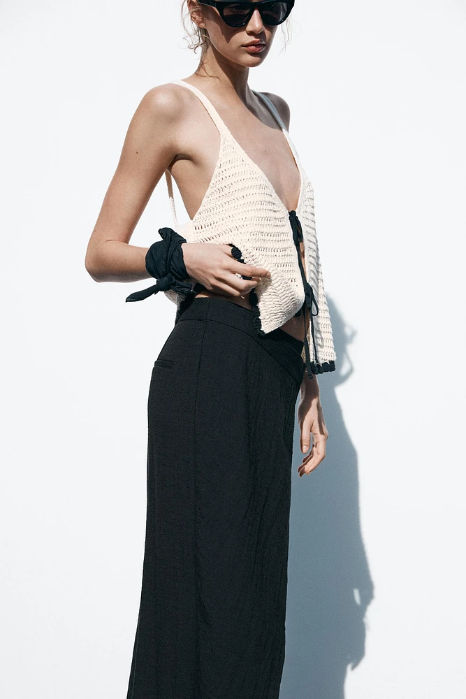 TOP CROCHET NŒUDS