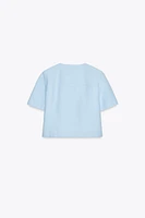 BLAZER CROISÉE MANCHES COURTES