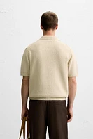POLO EN MAILLE STRUCTURÉE
