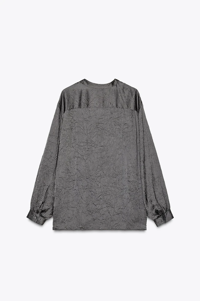 CHEMISE EFFET PLISSÉ ZW COLLECTION