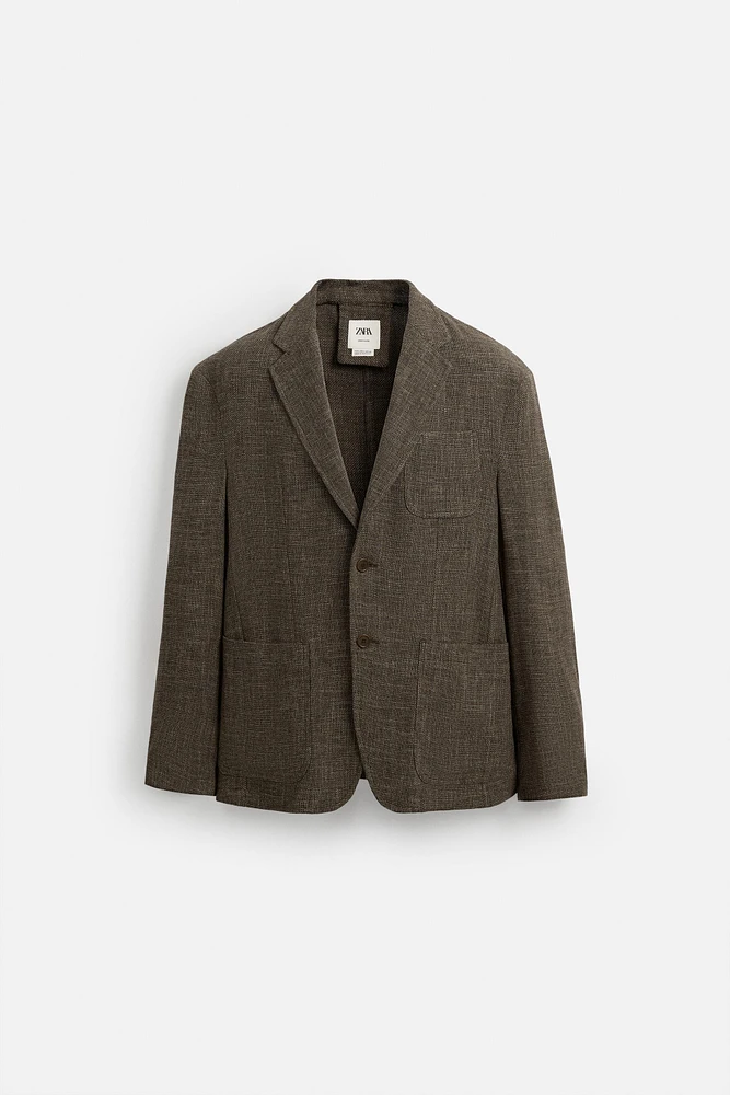 BLAZER RELAXED FIT VISCOSE - COTON ÉDITION LIMITÉE