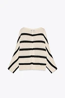 STRIPED KNIT SWEATER