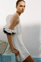 ROBE COURTE BRODÉE