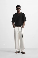 TEXTURED KNIT T-SHIRT