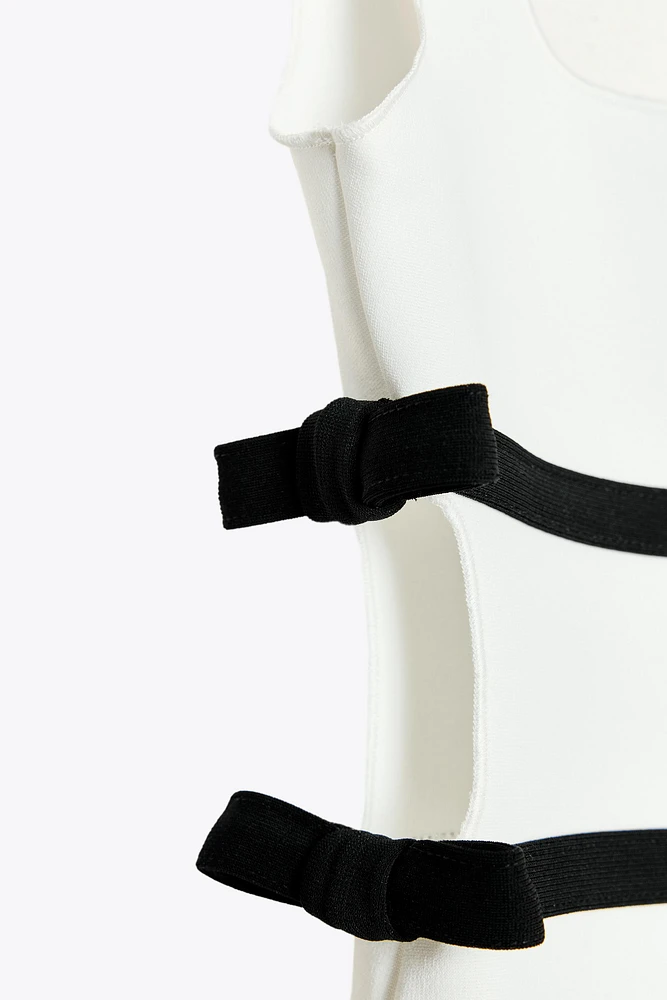 STRETCH TIE DRESS